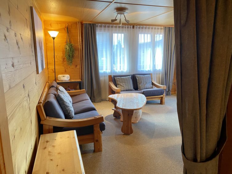 Foto van wonen van Appartement Grächen Foto van wonen van Appartement Grächen