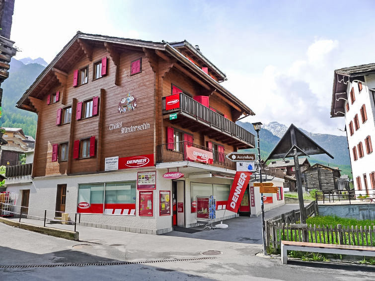 Foto van exterieur van Vakantiehuis Grächen Foto van exterieur van Vakantiehuis Grächen