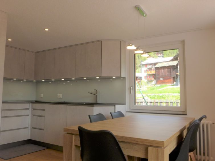 Foto van wonen van Vakantiehuis Grächen Foto van wonen van Vakantiehuis Grächen