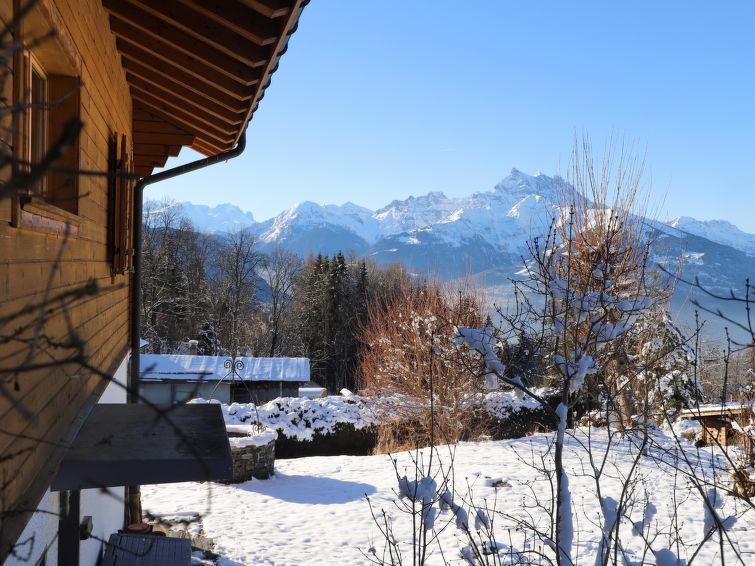 Foto van exterieur van Vakantiehuis Villarsin de winter