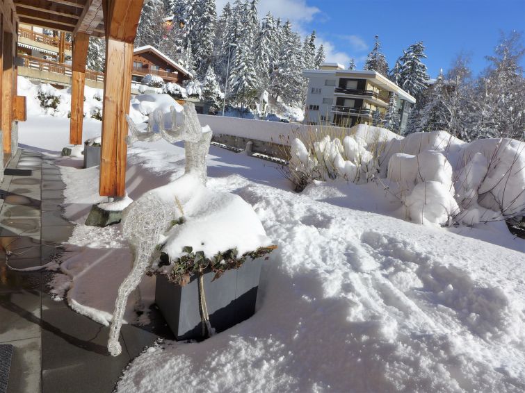 Foto van exterieur van Vakantiehuis Crans-Montanain de winter