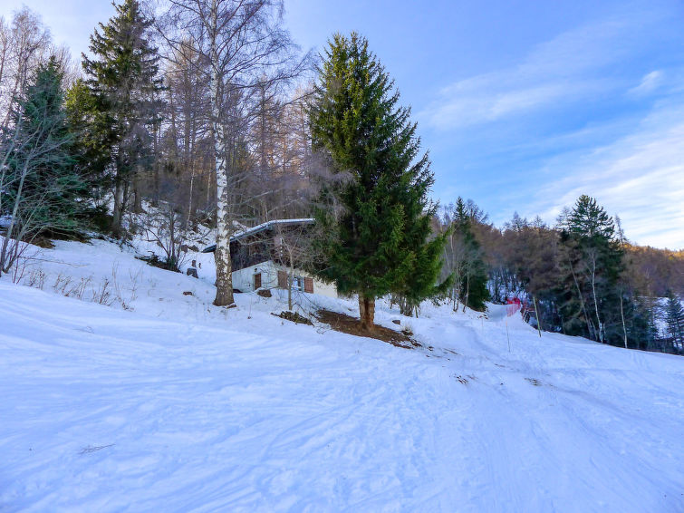 Foto van exterieur van Vakantiehuis Eischollin de winter
