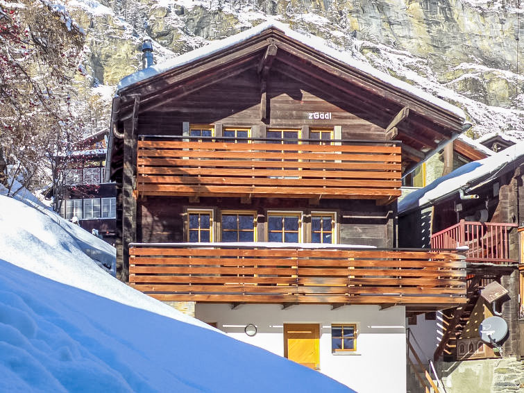 Foto van exterieur van Vakantiehuis Zermattin de winter