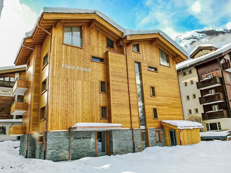 Foto van exterieur van Appartement Zermattin de winter