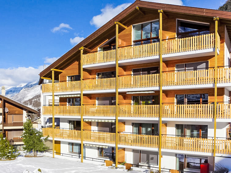Foto van exterieur van Appartement Zermattin de winter
