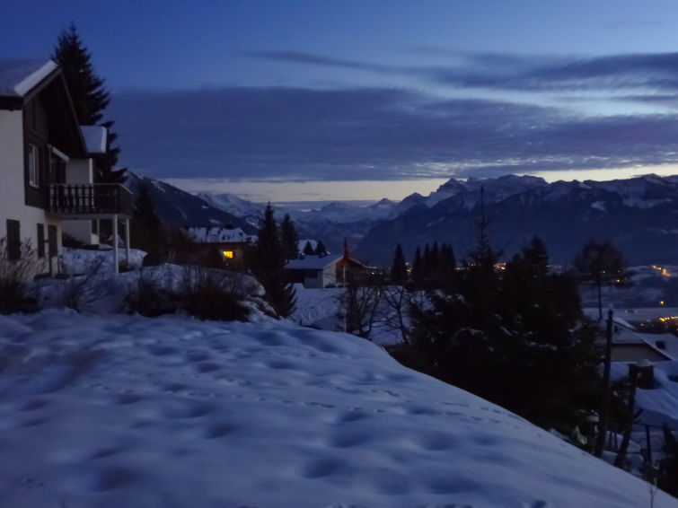 Foto van exterieur van Vakantiehuis Gommiswaldin de winter
