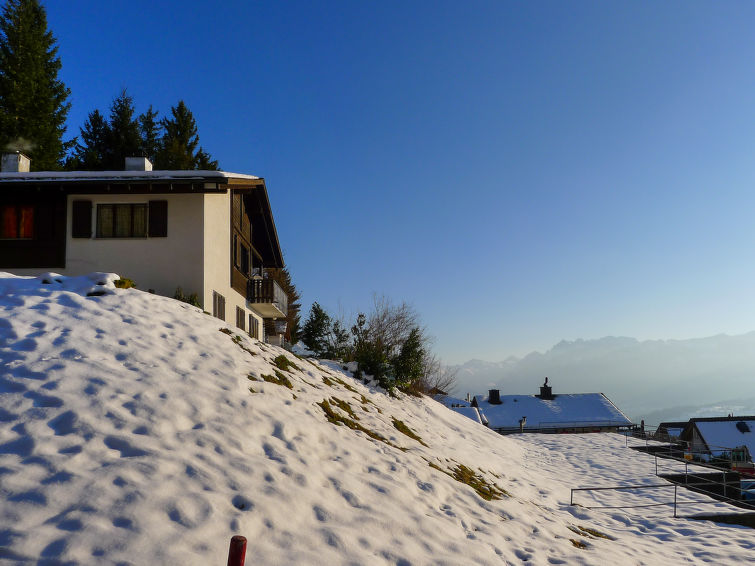 Foto van exterieur van Vakantiehuis Gommiswaldin de winter