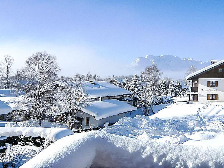 Foto van exterieur van Appartement Wallgauin de winter