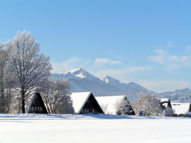 Foto van exterieur van Vakantiehuis Siegsdorfin de winter
