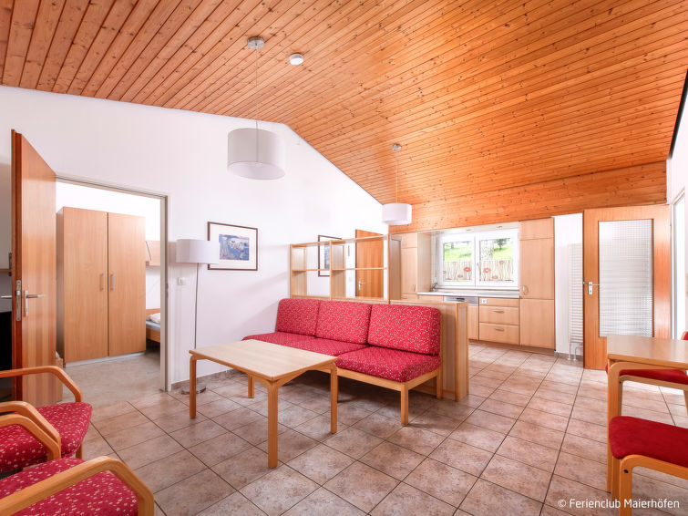 Foto van wonen van Vakantiehuis Maierhöfen Foto van wonen van Vakantiehuis Maierhöfen