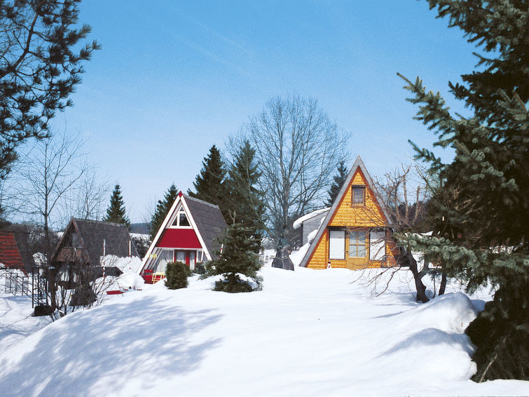 Foto van exterieur van Vakantiehuis Waldkirchenin de winter