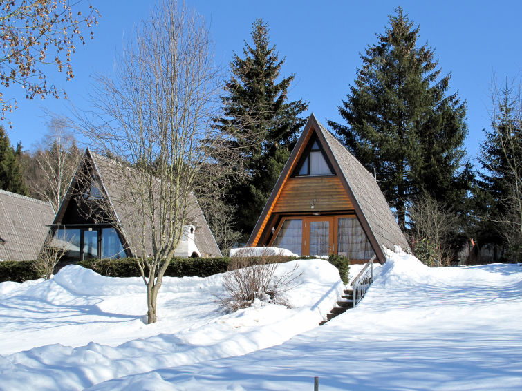 Foto van exterieur van Vakantiehuis Waldkirchenin de winter