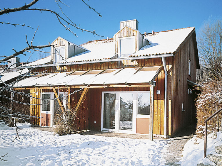 Foto van exterieur van Vakantiehuis Zandtin de winter