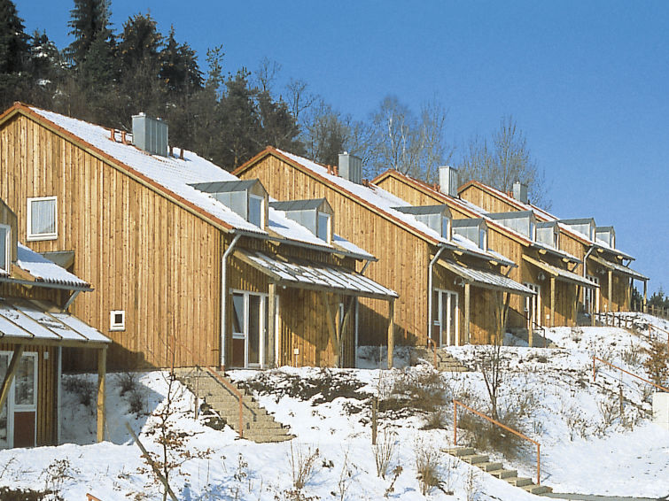 Foto van exterieur van Vakantiehuis Zandtin de winter