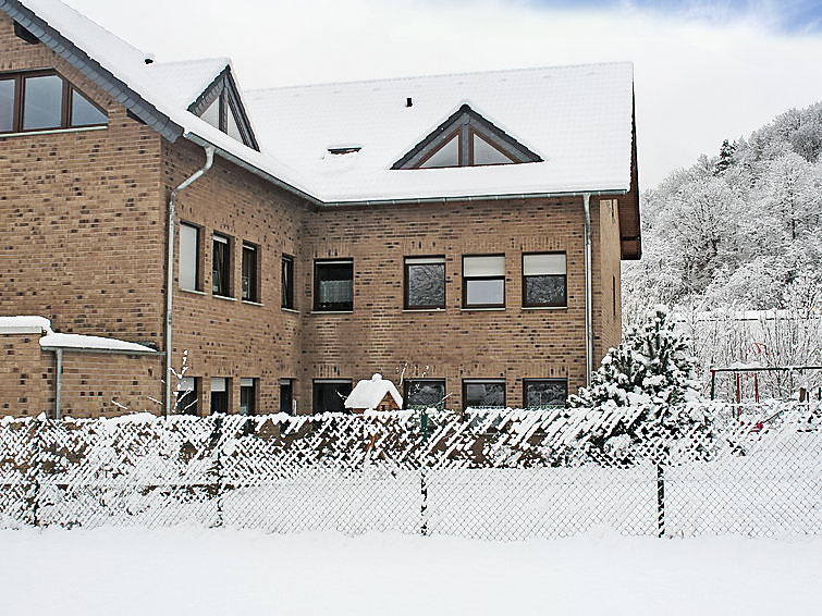 Foto van exterieur van Vakantiehuis Adenauin de winter