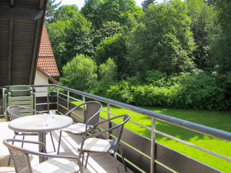 Foto van exterieur van Appartement Hahnenkleein de winter