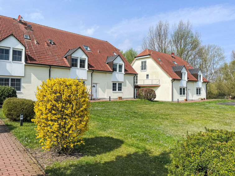 Foto van exterieur van Appartement Gollwitz (Insel Poel)in de winter