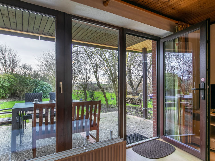Foto van wonen van Appartement Friedrichskoogin de winter