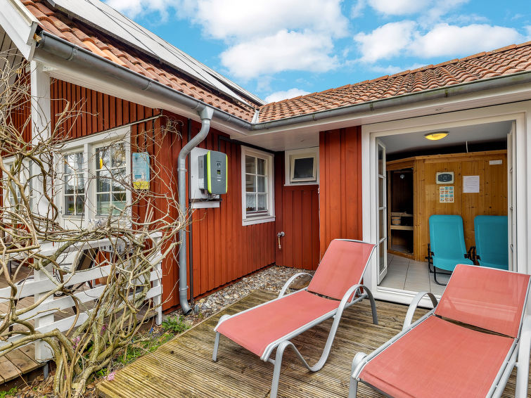 Foto van exterieur van Vakantiehuis Langenhornin de winter