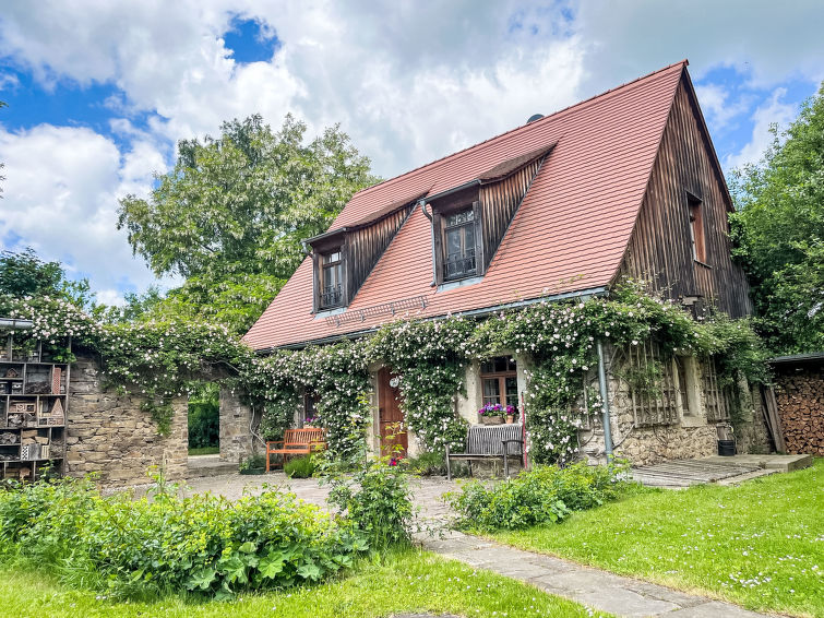 Foto van exterieur van Vakantiehuis Wurzenin de winter