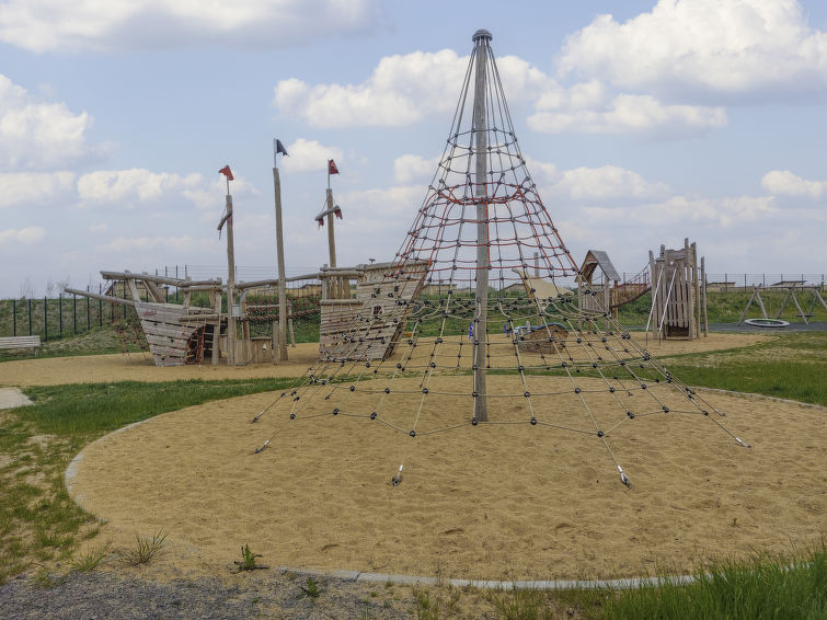 Foto van exterieur van Vakantiehuis Grosspösnain de winter Foto van exterieur van Vakantiehuis Grosspösnain de winter