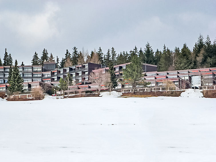 Foto van exterieur van Appartement Schonachin de winter