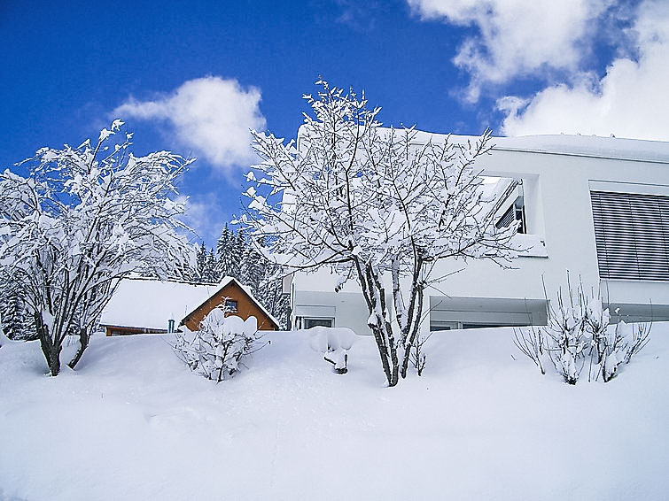 Foto van exterieur van Appartement Eisenbachin de winter