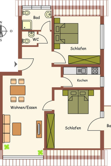 Foto van wonen van Appartement Bernau