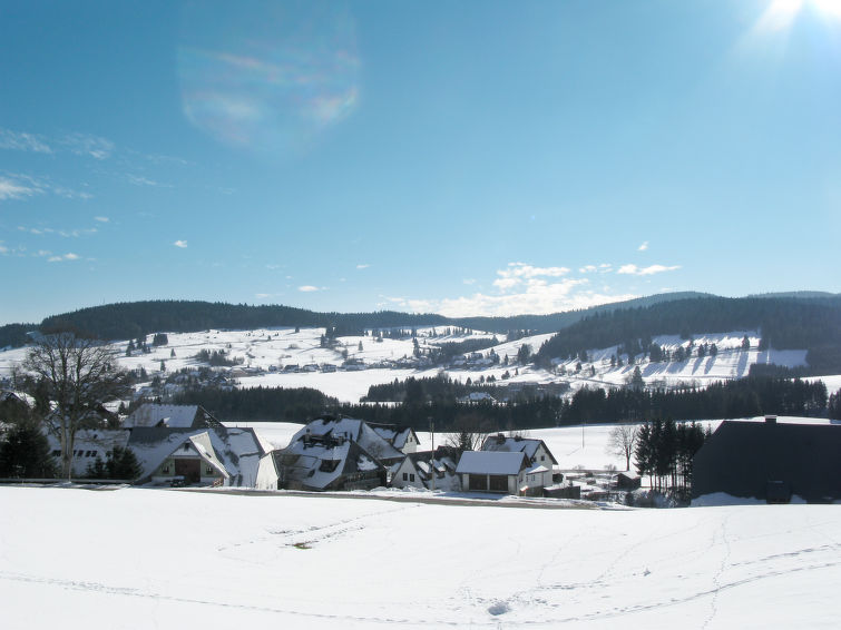 Foto van exterieur van Appartement Bernauin de winter
