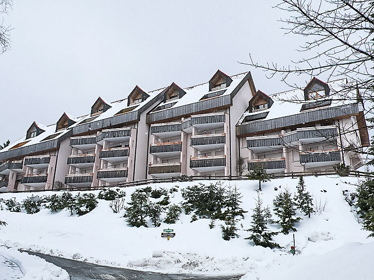 Foto van exterieur van Appartement Schonachin de winter