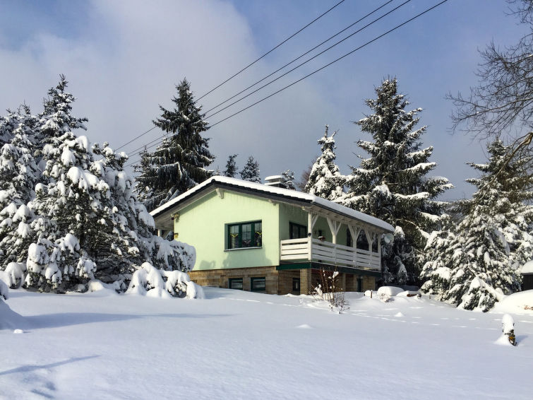 Foto van exterieur van Vakantiehuis Masserbergin de winter