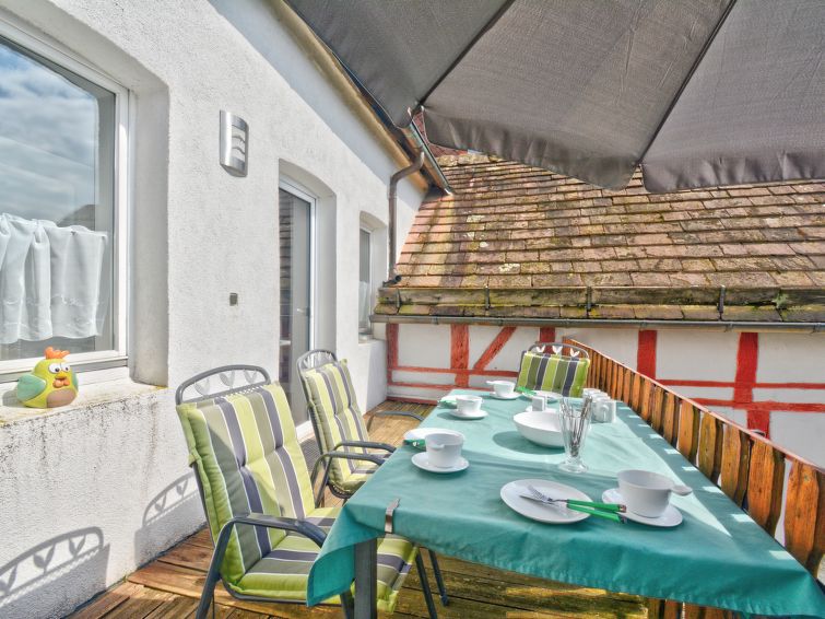 Foto van exterieur van Appartement Schwalenberg