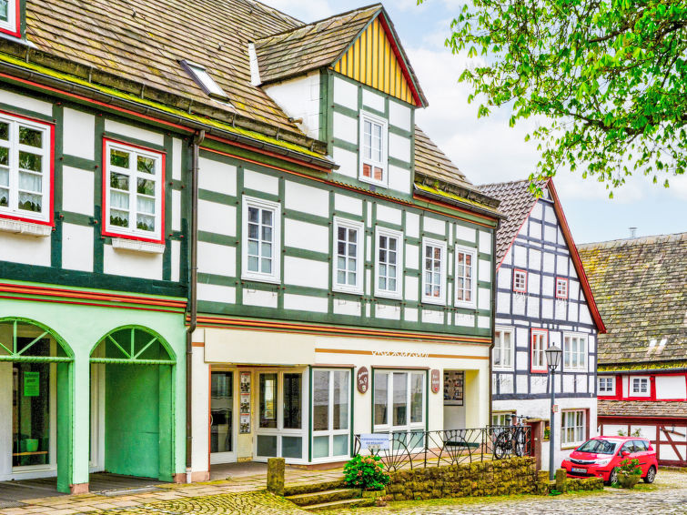 Foto van exterieur van Appartement Schwalenberg