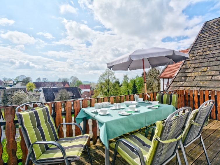 Foto van exterieur van Appartement Schwalenberg