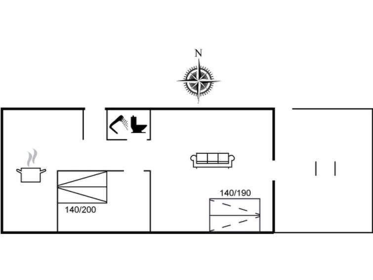 Foto van wonen van Vakantiehuis Ribe