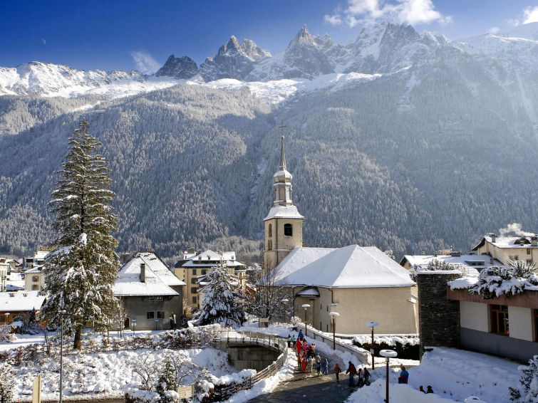 Foto van omgeving van Vakantiehuis Chamonixin de winter