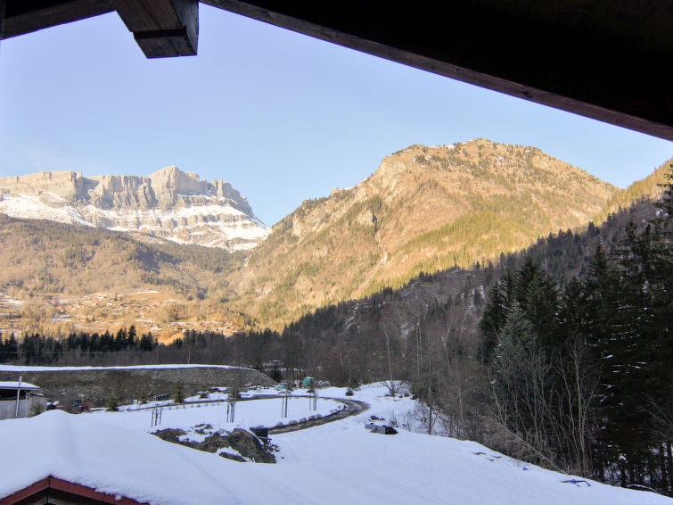 Foto van exterieur van Vakantiehuis Les Houchesin de winter