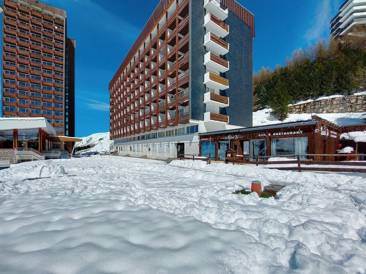 Foto van exterieur van Appartement Les Menuiresin de winter