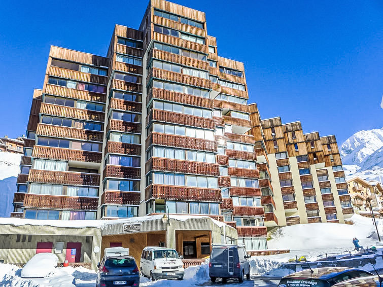 Foto van exterieur van Appartement Val Thorensin de winter