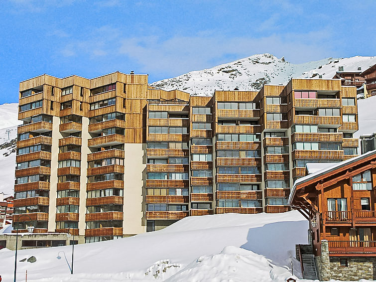 Foto van exterieur van Appartement Val Thorensin de winter