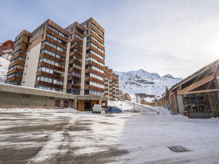 Foto van exterieur van Appartement Val Thorensin de winter