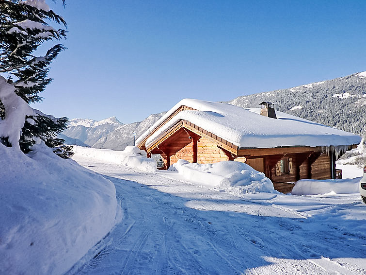 Foto van exterieur van Appartement Le Grand Bornandin de winter