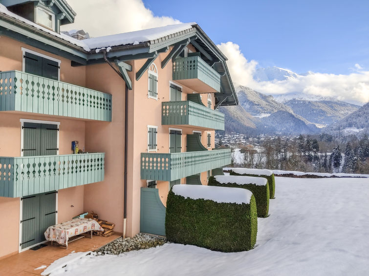 Foto van exterieur van Appartement Saint Gervaisin de winter