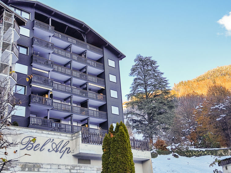 Foto van exterieur van Appartement Saint Gervaisin de winter