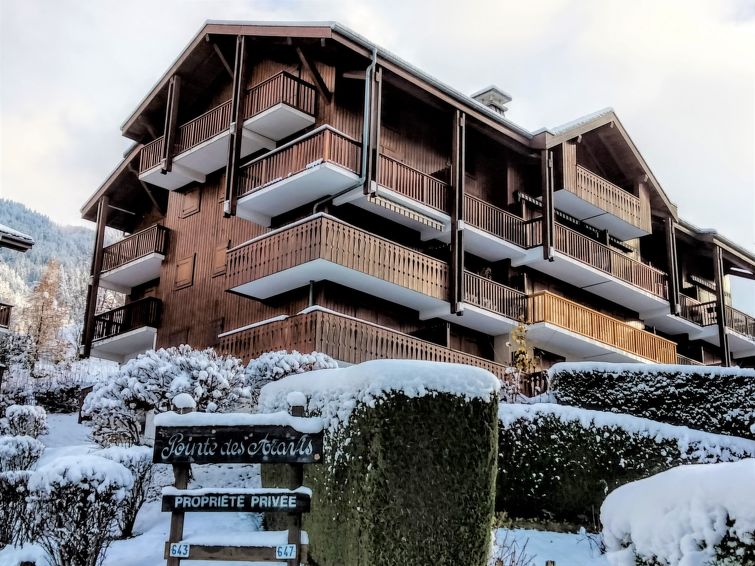 Foto van exterieur van Appartement Saint Gervaisin de winter