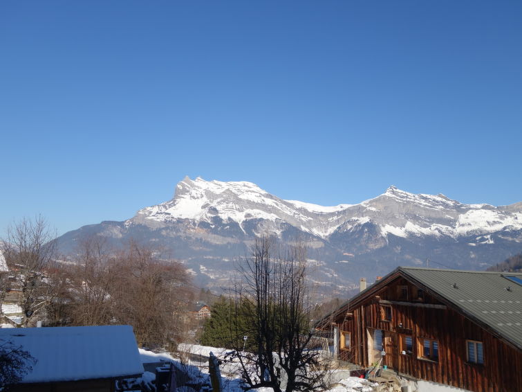 Foto van exterieur van Appartement Saint Gervaisin de winter
