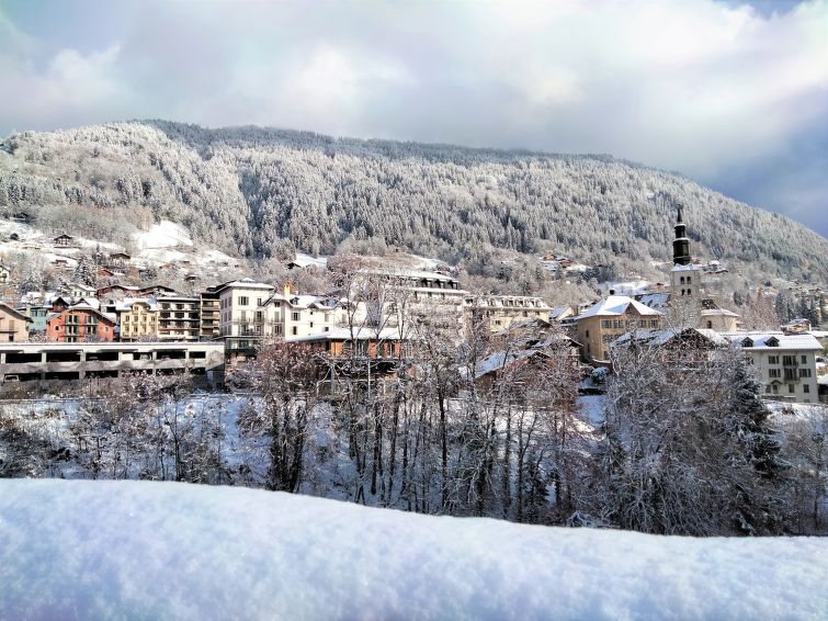 Foto van omgeving van Vakantiehuis Saint Gervaisin de winter