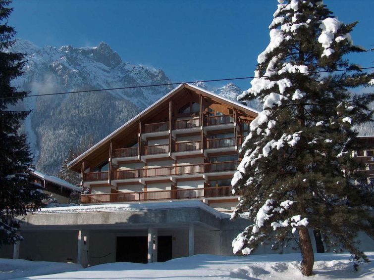Foto van exterieur van Appartement Chamonixin de winter