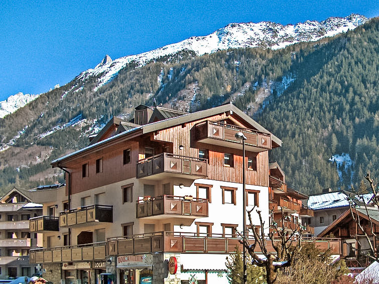 Foto van exterieur van Appartement Chamonixin de winter