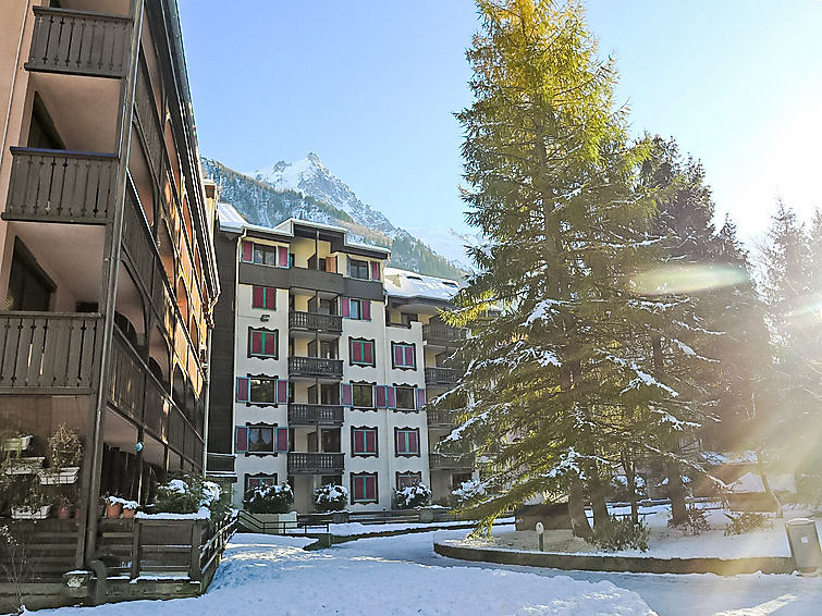 Foto van exterieur van Appartement Chamonixin de winter